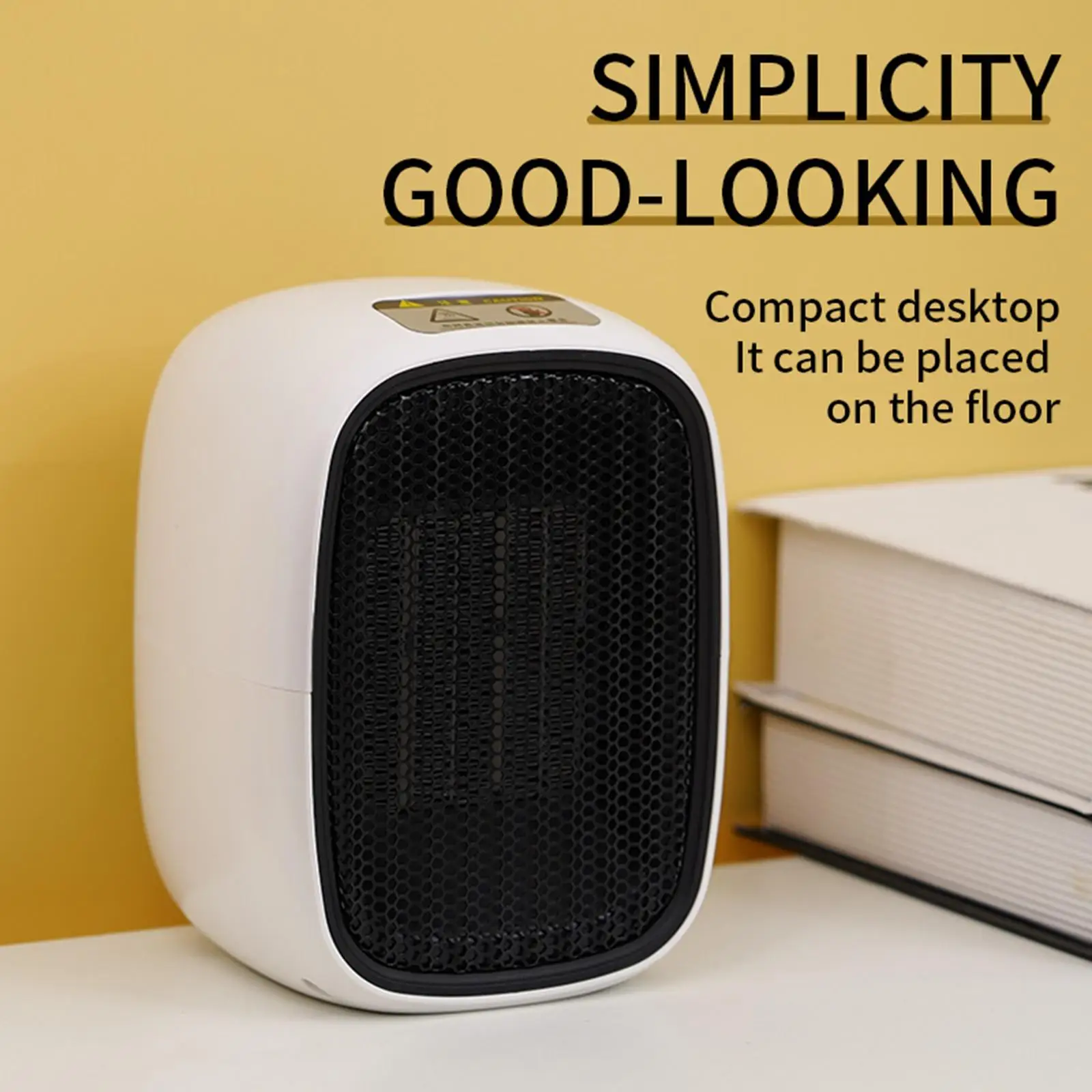 Electric Heater    Desktop Fan  PTC Ceramic Heating Air Circulating for Office Desk Bedroom Winter