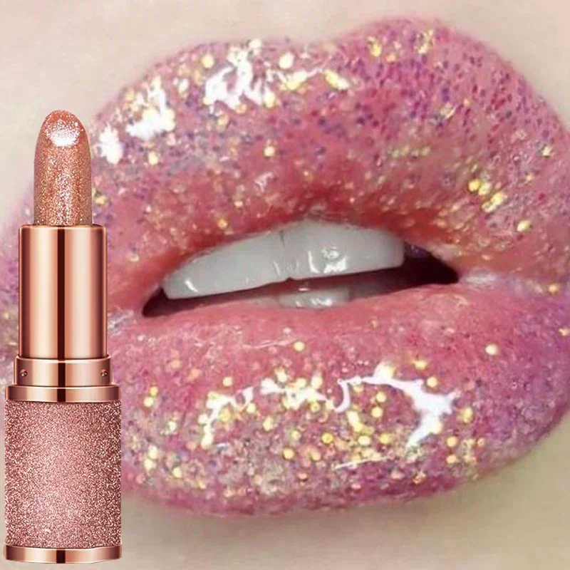 Best of Glitter Lipstick Temperature Color Changing Lipsticks Long Lasting Moisturizing Velvet Matte Lip Tint Red Pink Sexy Lips Makeup Reviews & Tips