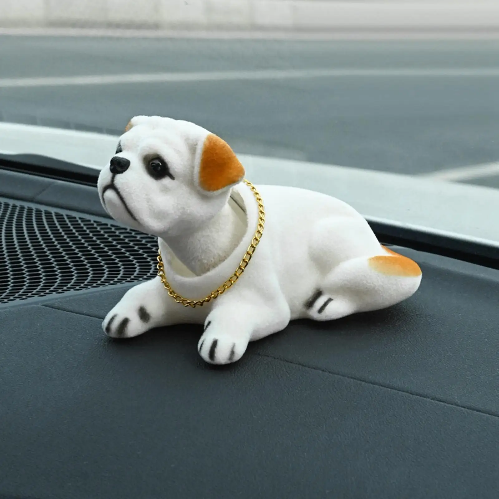 Bobble Head Dog Figurine Shaking Head Dog  Dashboard Ornament 