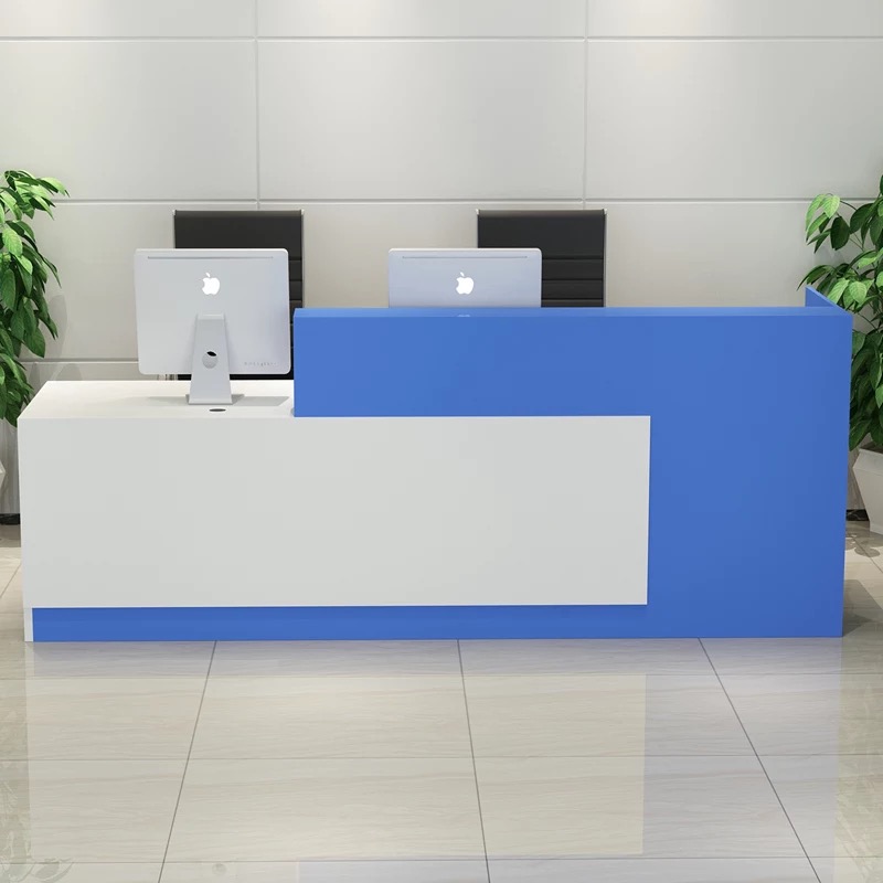 Description Picture 2 of itemVanity Workbench Reception Desk Console Cashiers Luxury Service Reception Desk Gaming Toonbank Receptie Office Furniture