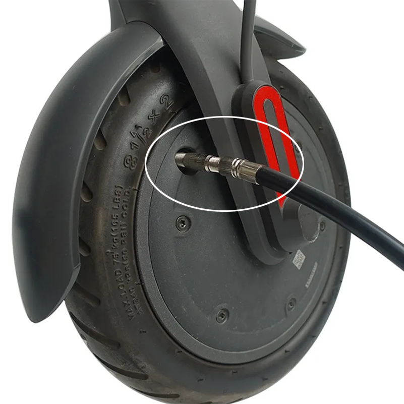 Für Xiaomi M365 Elektroroller Kupfer Ventilzubehör Ventiladapter Luftpumpe Erweiterter Düsenschlauch – Detail 10
