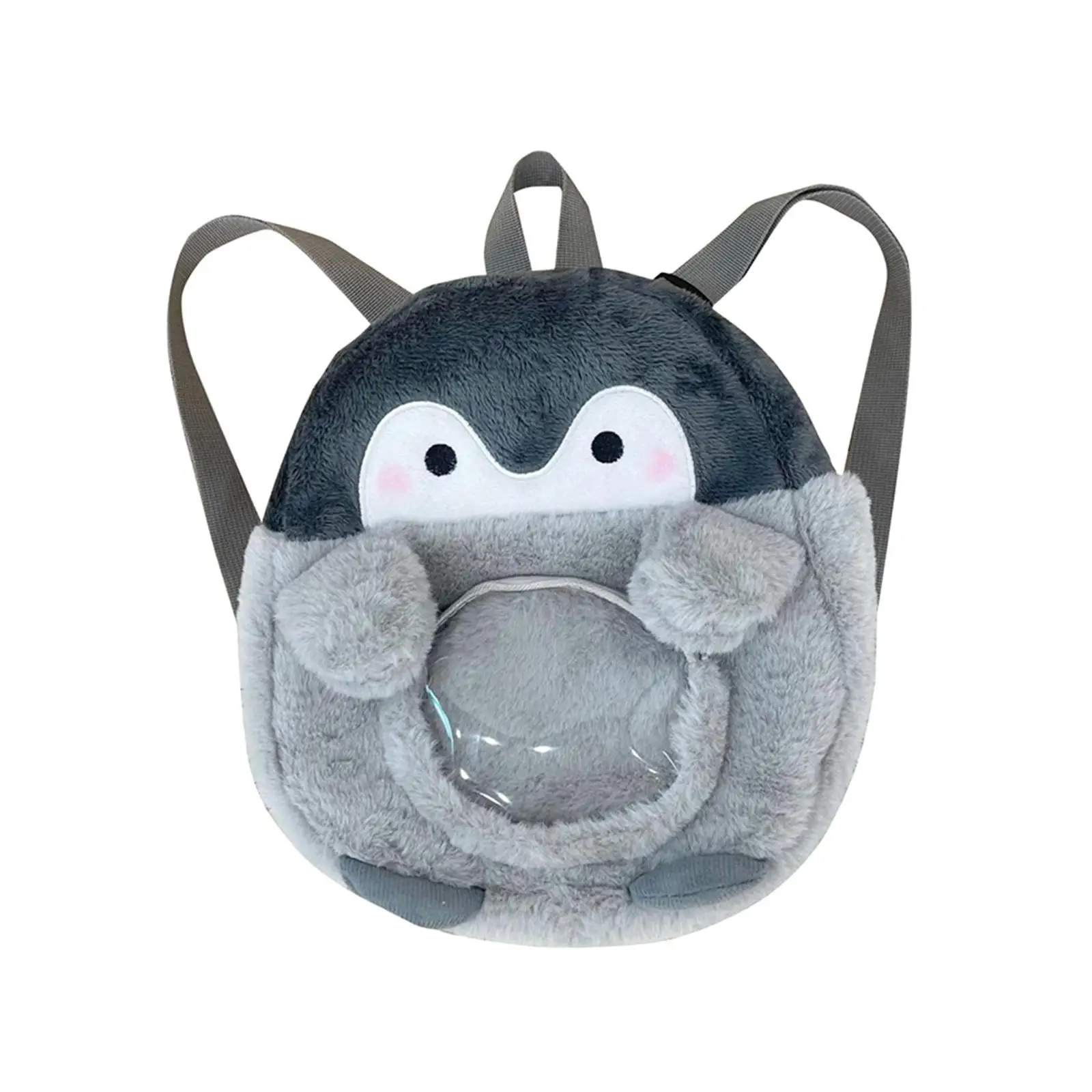 Penguin Backpack Y2K Cute Animal Backpack Soft Plush Bag for Men Women Adult
