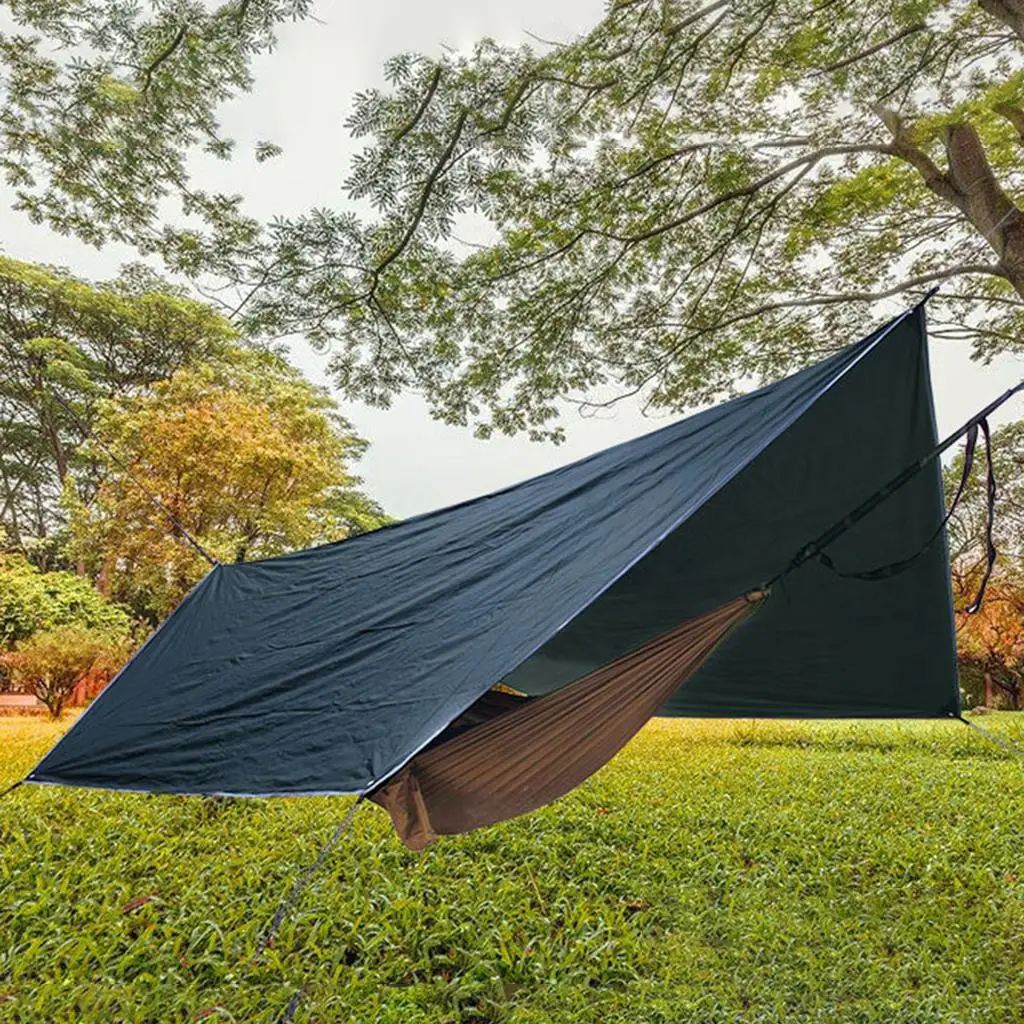 Sun Shelter Tent Tarp 360x280CM for Beach Waterproof Shade Outdoor Camping Hammock Rain Fly Pool Tarpaulin Garden Awning Canopy