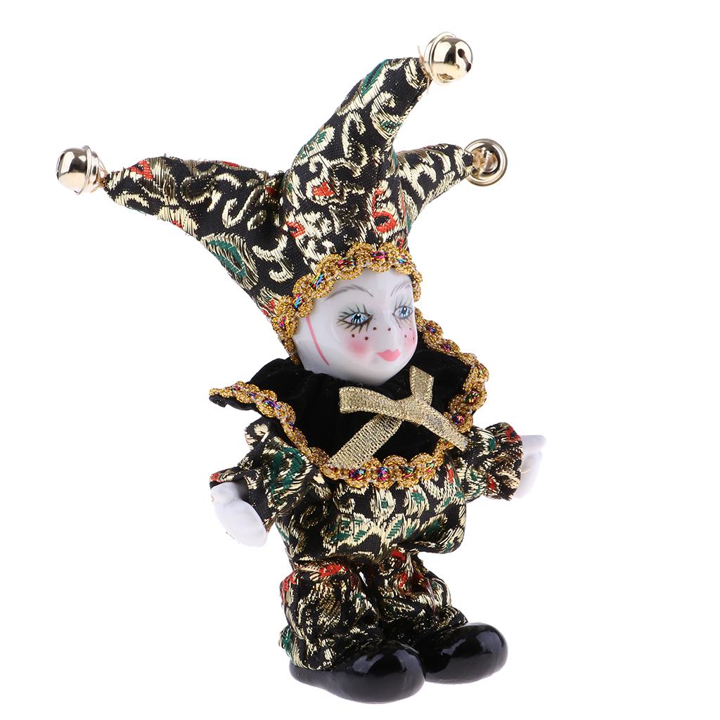 5inch 16cm Lovely Triangel Doll Italian Eros Love Tokens Dolls For Valentine Birthday Gifts Home Decoration (Black)