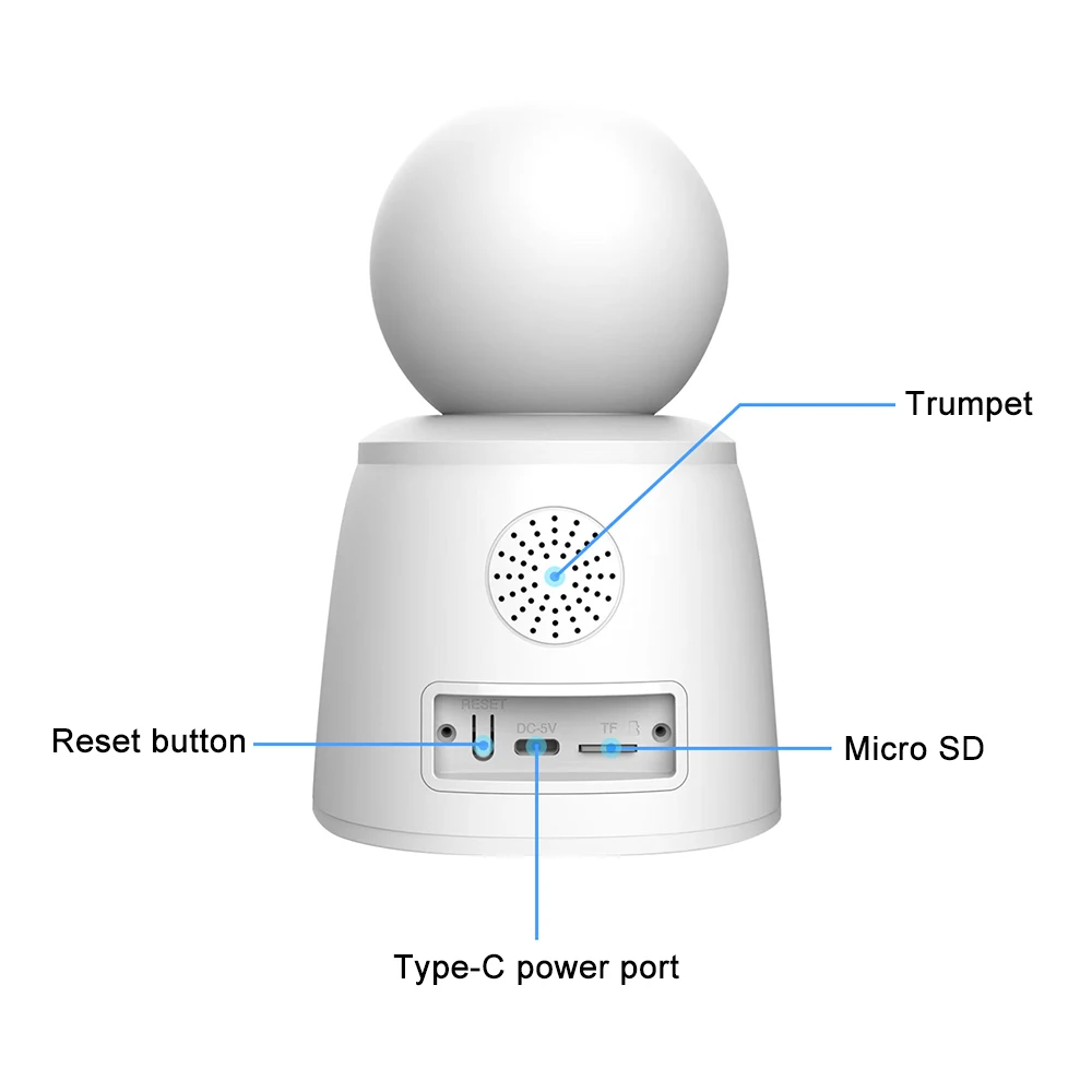 Auto Tracking, PTZ sem fio, CCTV Cam, Tela IPS, Wi-Fi, 4MP, 2,8