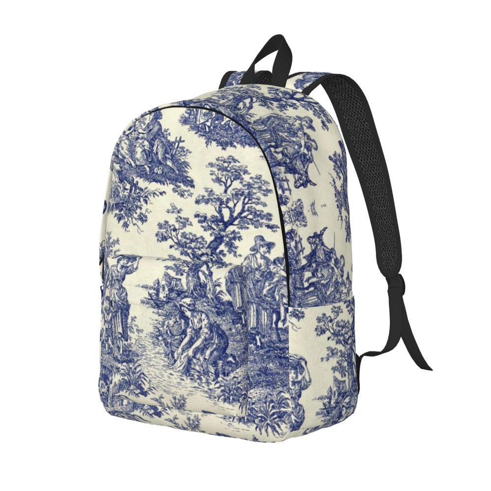 Toile De Jouy Patterns Mochilas De Lona