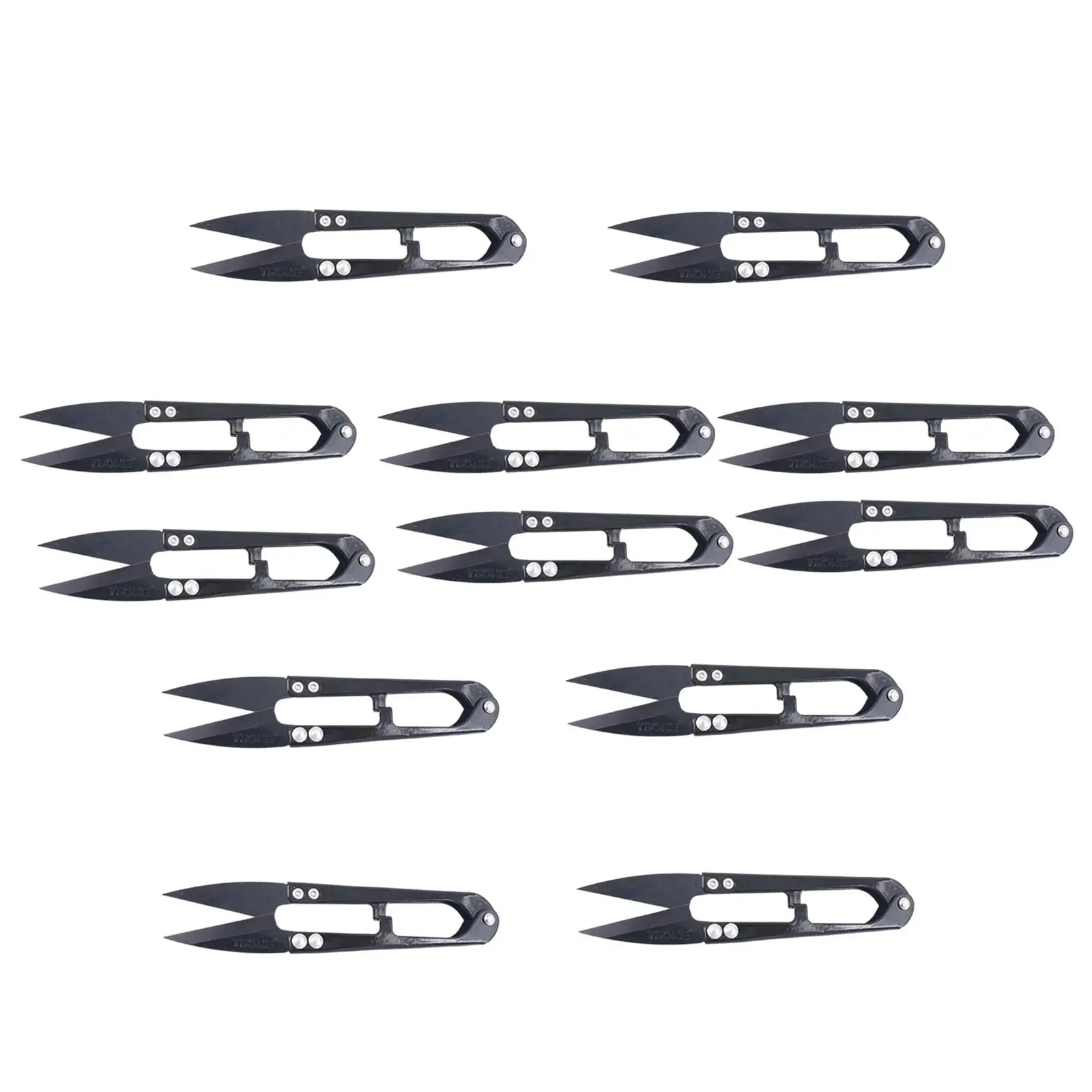 12x Portable Sewing Scissors for Fabric Embroidery Beading Thread Cutter