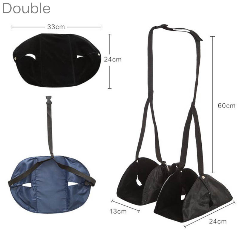 Description Picture 3 of itemPortable Footrest Polyester Flight Carry-on Foot Rest Travel Pillows Leg Hammock Airplane Relieve Feet Swelling