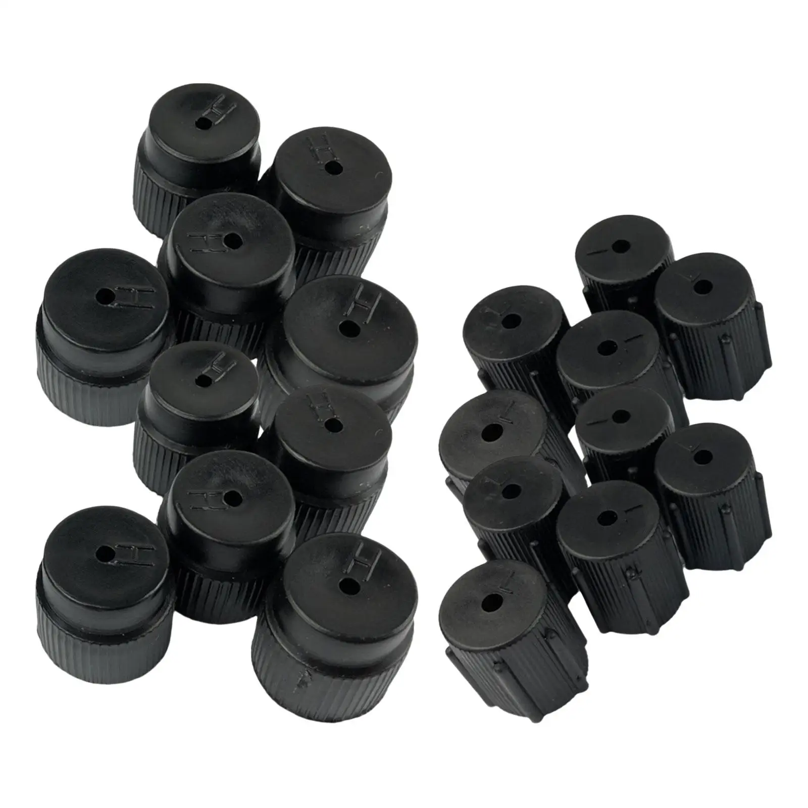 20Pcs AC System Caps Set Durable High Pressure Air Conditioning Valve Caps