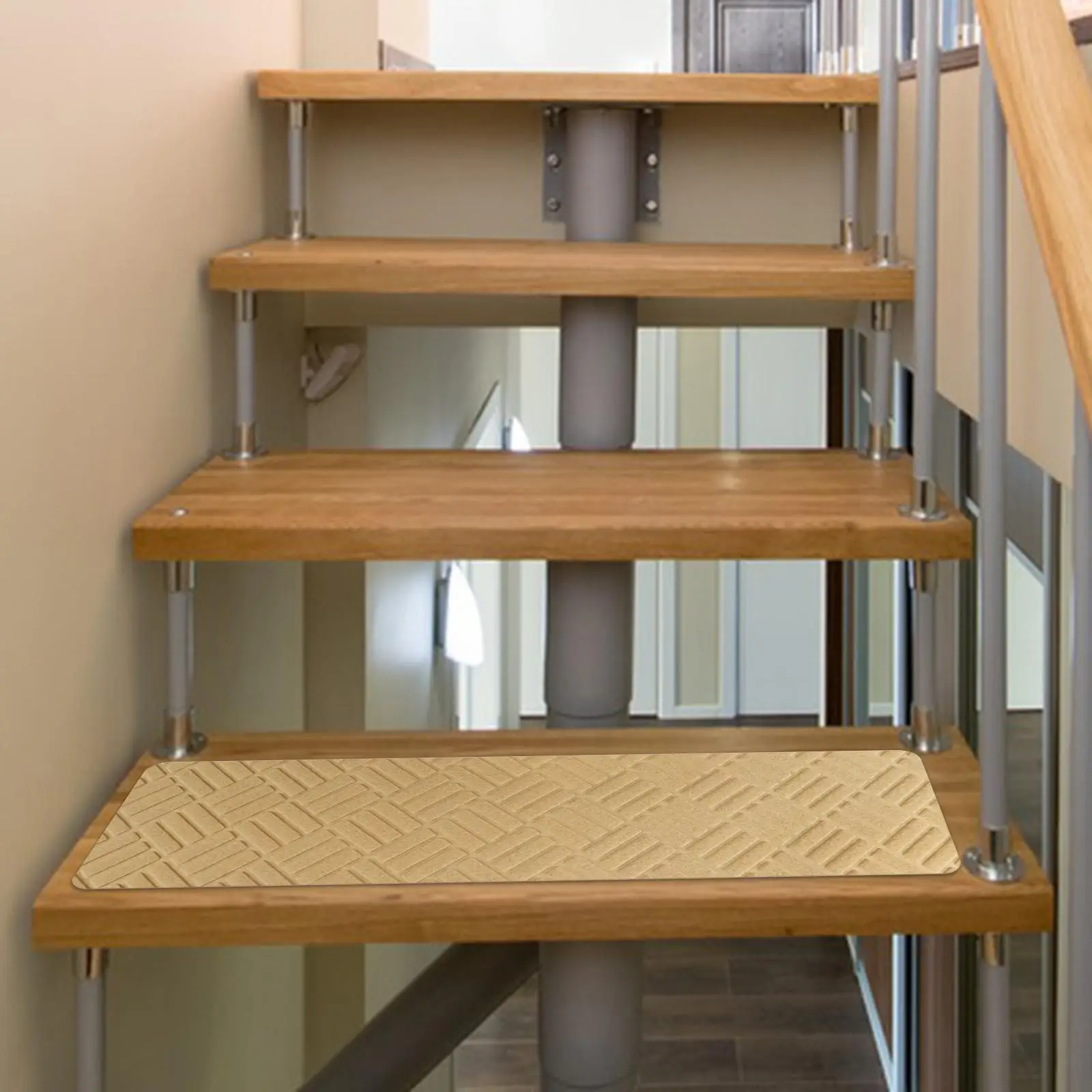 Stair Mats Carpet Mat Stair Carpet Treads Strips Indoor Stair Rugs for Corridor Bedroom Living Room Wooden Steps Restaurant