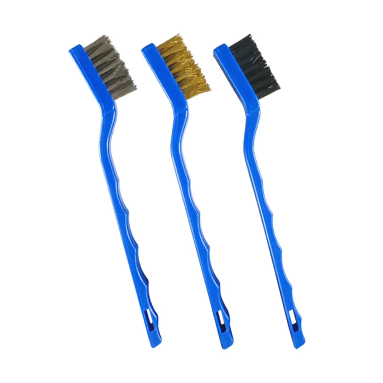 3 Pieces  Wire Cleaning Brush Set Gadgets Easy Storage for Engine