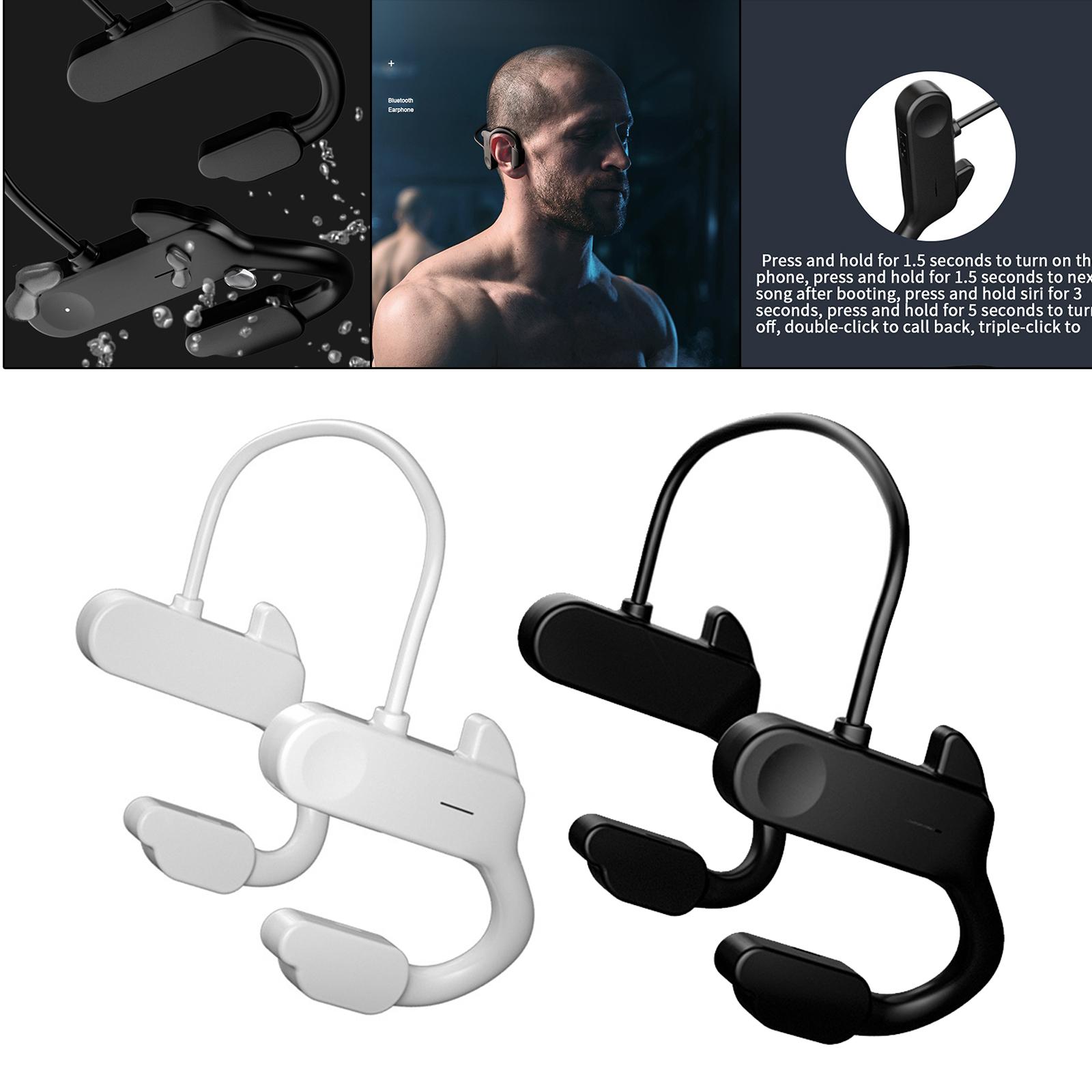  Conduction Headphones Handsfree Open-Ear  5.2 with Microphone  Earphones Headphone Headset for  Jogging Sport Outdoor