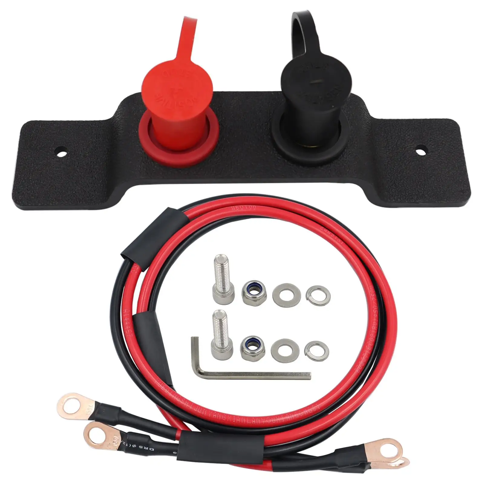 Car Battery Jump Post Starter Battery Terminals Relocation Kit Quick Easy Charging Fit for Can AM x3 Lawn Mowers UTV ATV Boats