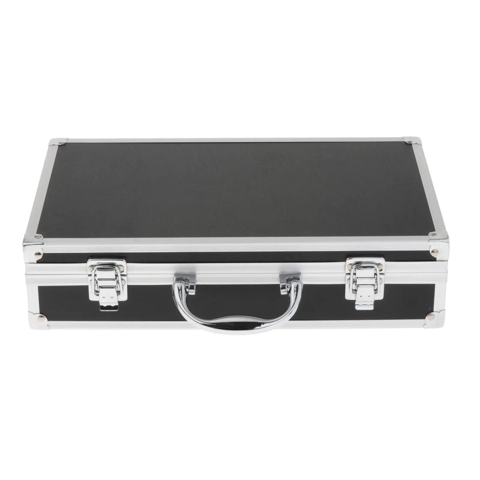Microphone Case Aluminum Impact Resistant Instrument Box Hard Shell Mic Case for Internet Live Broadcast Stage Chat Room