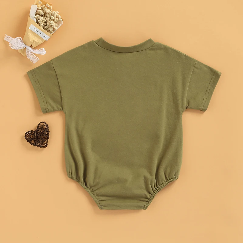 vintage Baby Bodysuits Summer Toddler Baby Boys Girls Independence Day Rompers Letter Print Short Sleeve Jumpsuits Newborn Cotton Casual Clothes Baby Bodysuits for girl 