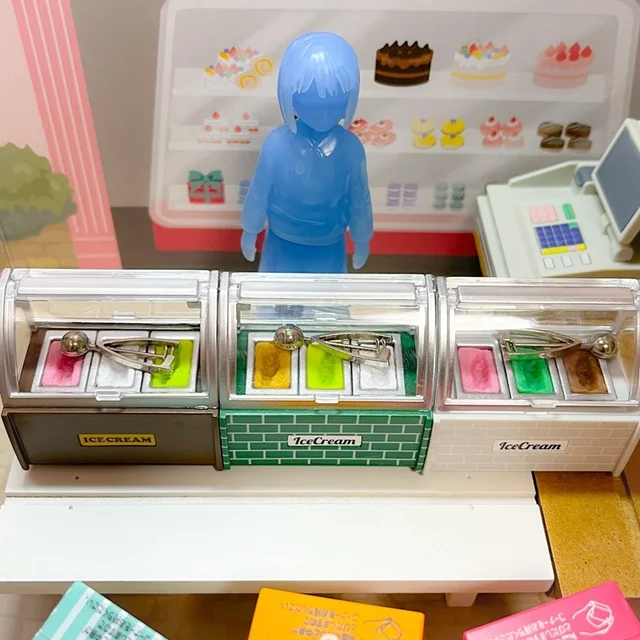 Japan Re-ment Sakura Stationery Art Painting Supplies Paint Brush Miniature  Painting Tools Capsule Toys Gashapon