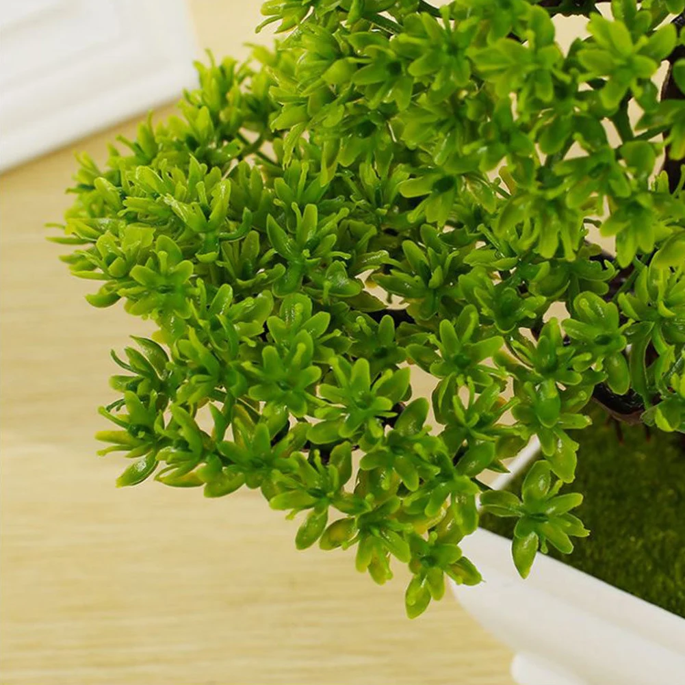 festival de simulação de plantas em vaso decorativo bonsai casa escritório pinheiro presente diy ornamento lifelike acessório artificial bonsai