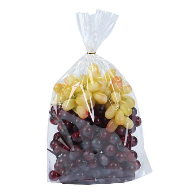 100 Sachets Plastique Transparents 15x25cm + Attaches Dorées - Emballage Alimentaire OPP Pour Biscuits, Bonbons