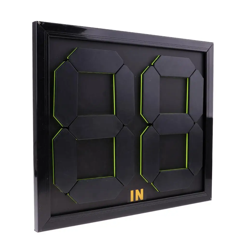 Convenient Soccer Football Substitution Table, 2-Sided Fluorescent Display
