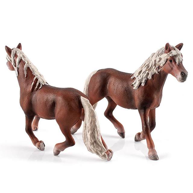 Naievear Miniature Cavalli Giocattolo Texture dettagliata Alta simulazione  Decorazione Accessori Farm Cavalli in miniatura Modello animale Giocattolo  per bambini