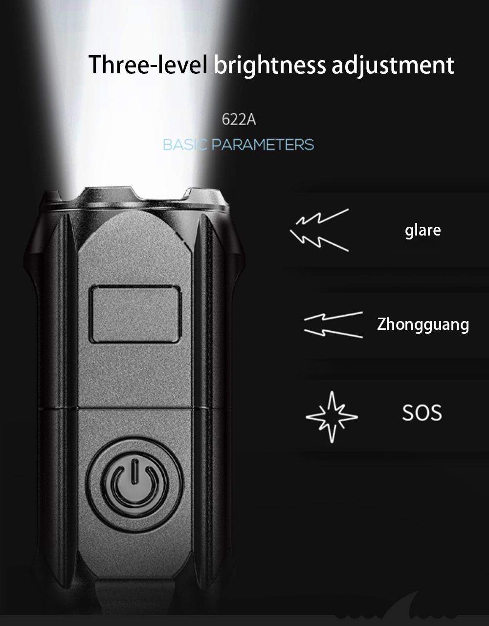 Powerful LED Flashlight Rechargeable USB 18650 Waterproof Zoom Fishing Hunting 100000 Lumens Tactical Flashlight LED Flashlight