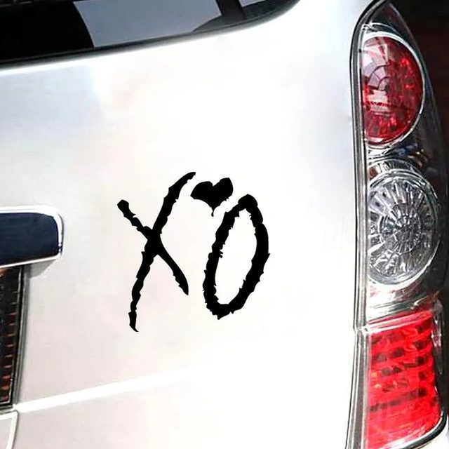 Xo Merchandise The Weeknd XO Sticker Car Truck Window Laptop Wall Door ...