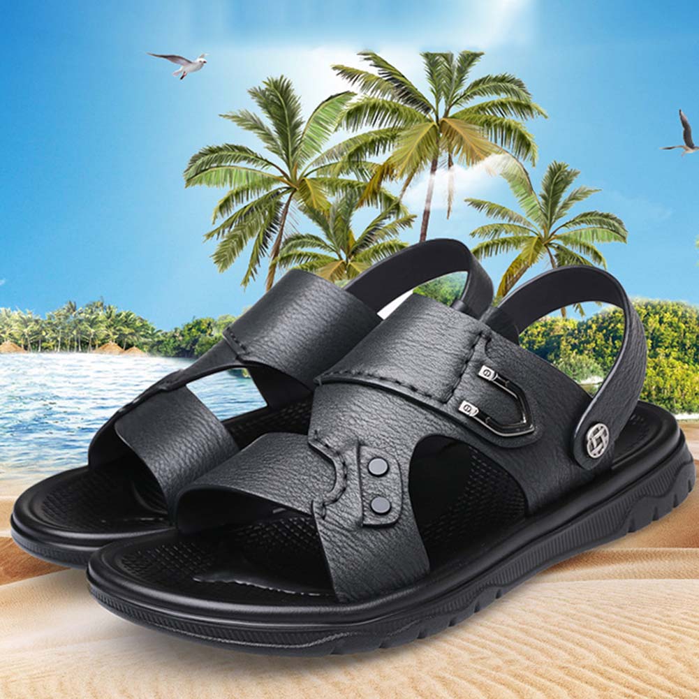 All-Match männliche Sandalen rutsch feste weiche Strands chuhe für die tägliche Party arbeit – Detail 2