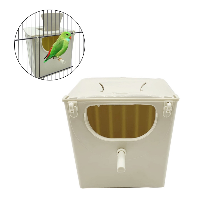 Title 3, Plastic Parrot Breeding Box Hanging Bird Nest B...