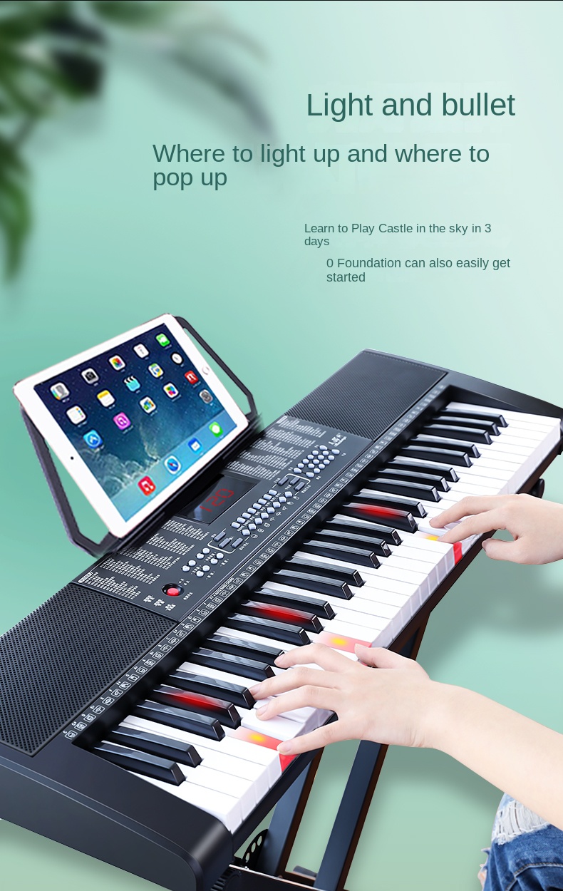 Title 12, Musical Keyboard Midi Controller Piano Electron...