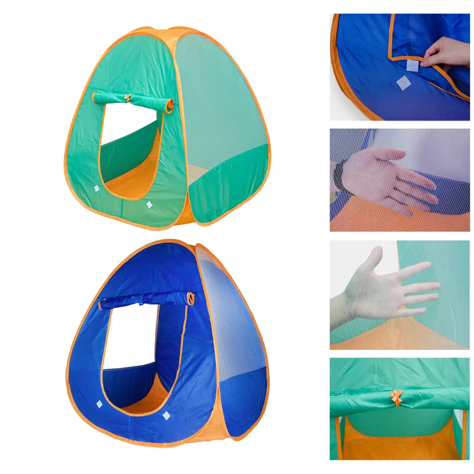 Kids Play Tent Foldable Role Play Toy for Nursery Room Indoor Outdoor Beach