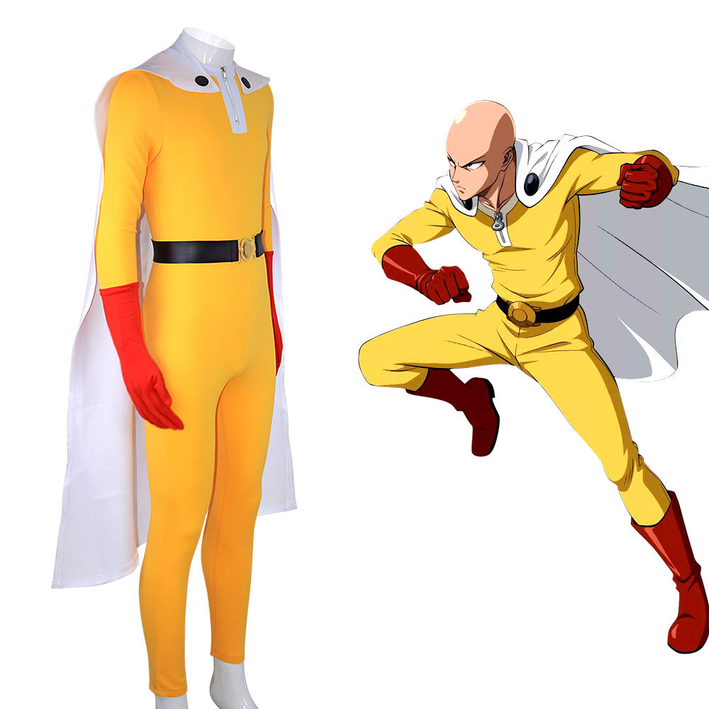 Новый костюм для косплея One Punch Man для мужчин, боди для косплея из аниме  Сайтама, женская одежда для ролевых игр | AliExpress