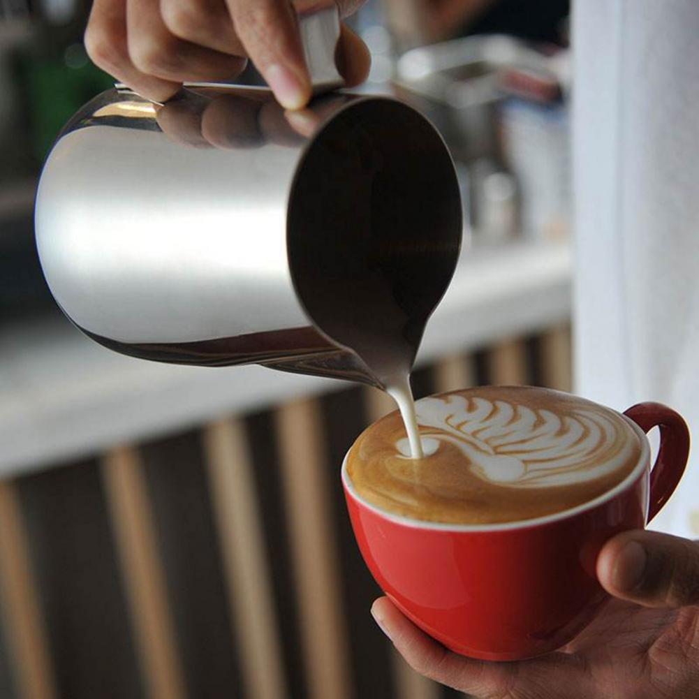 Description Picture 5 of itemCoffee Latte Milk Frothing Jug Milk Frother Pitcher Stainless Steel Jug Espresso Barista Pitcher Milk Pot Coffee Accessories