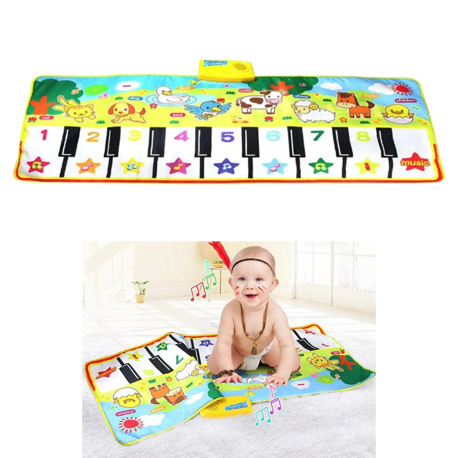 Touch Carpet Playmat Early Educational Toys for baby Toddlers Boy Girl