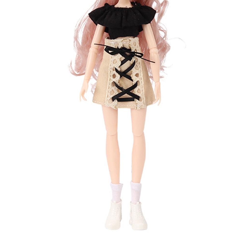 Handmade Modern Baby Doll Skirt Party Dress Clothing for 30cm 12'' Dolls