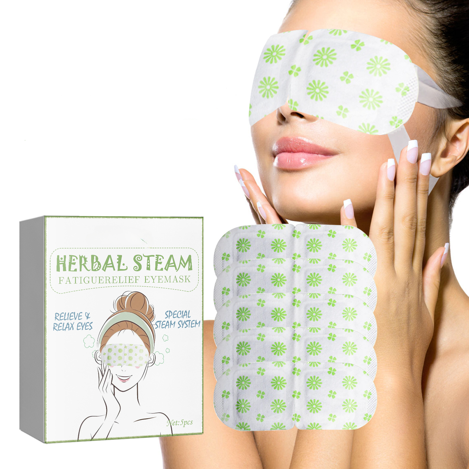 паровая маска панда hot compress steam mask siayzu raioceu фото 14