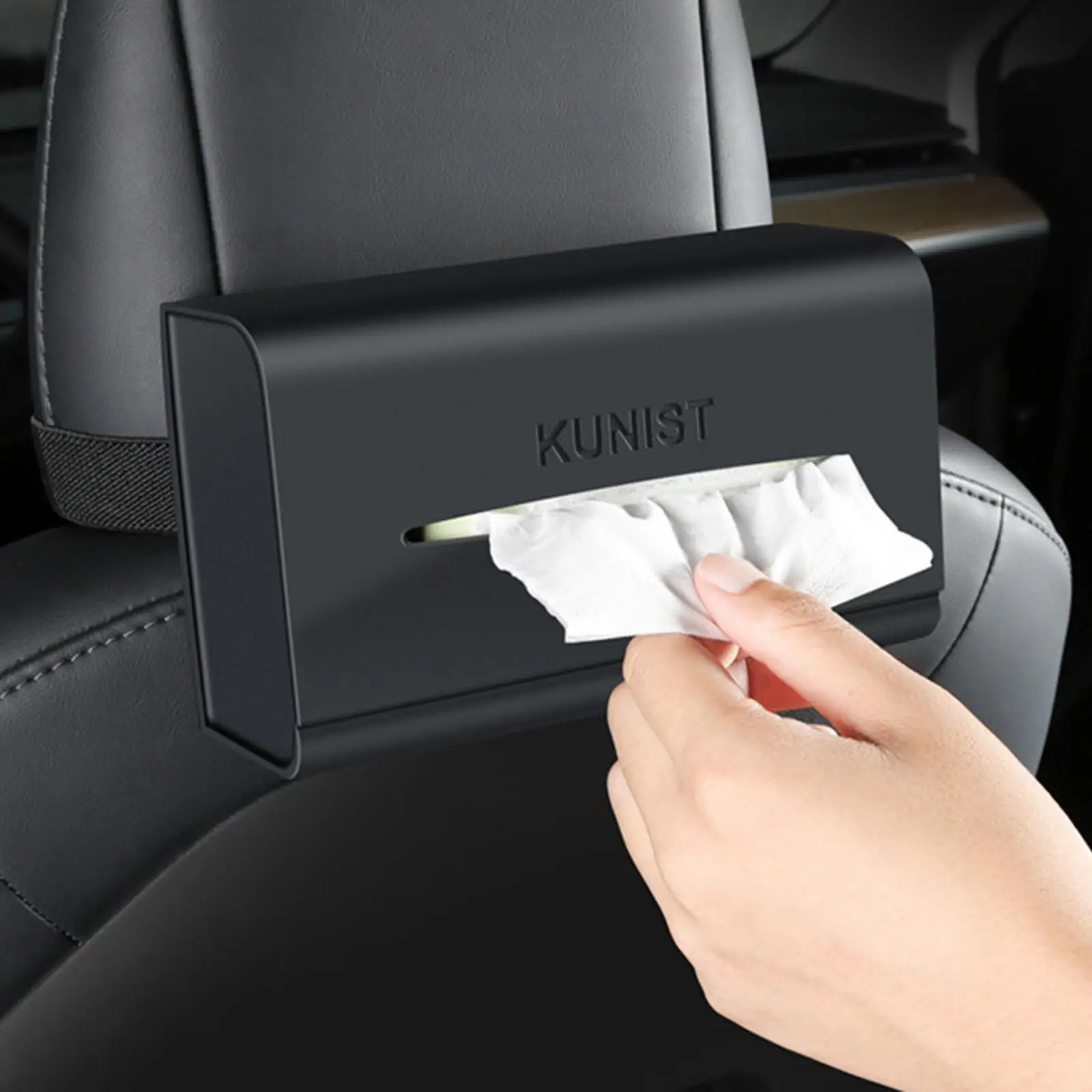 Silicone tissue Holder Paper Napkin Holder Auto Tissue Box Storage Cases Armrest Box Screen Backseat