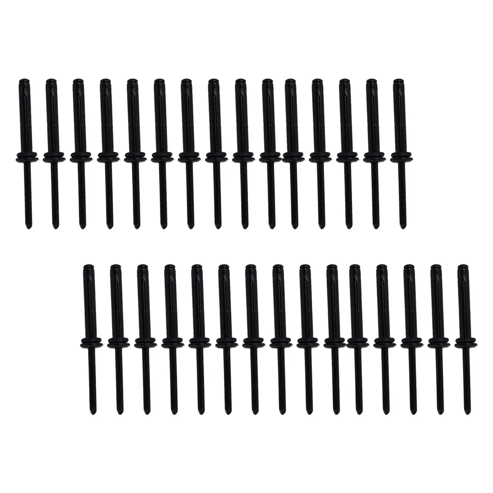 30 Pieces Long Grip  Rivets with O Rings Kayak Pad Eye for Canoe