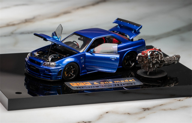 Die cast 1/43 Modellino Auto Nissan Skyline GT-R (R34) Fast