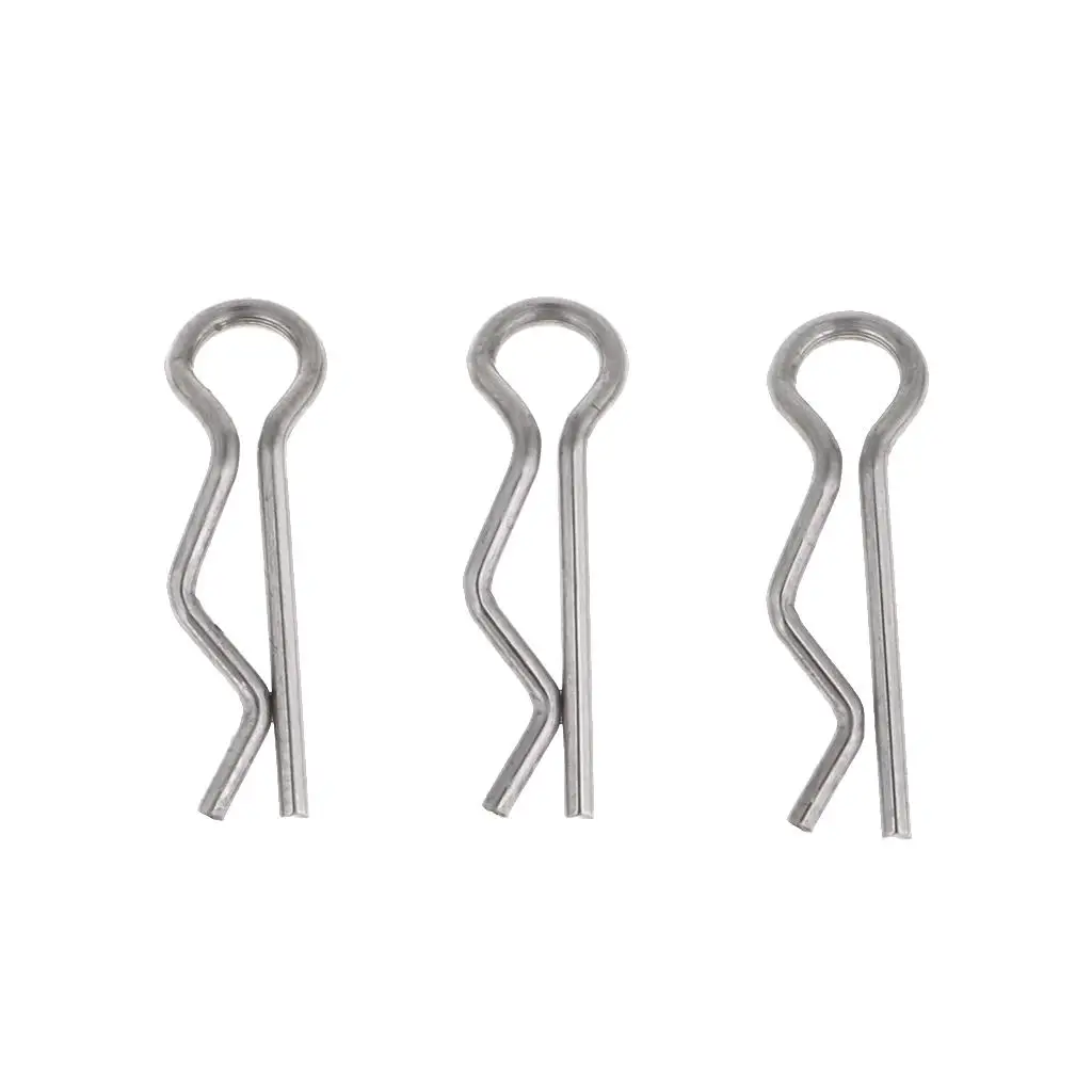 8Pcs RC Body Clips R-Shaped Pins for A959 A979 1/18 RC Car 