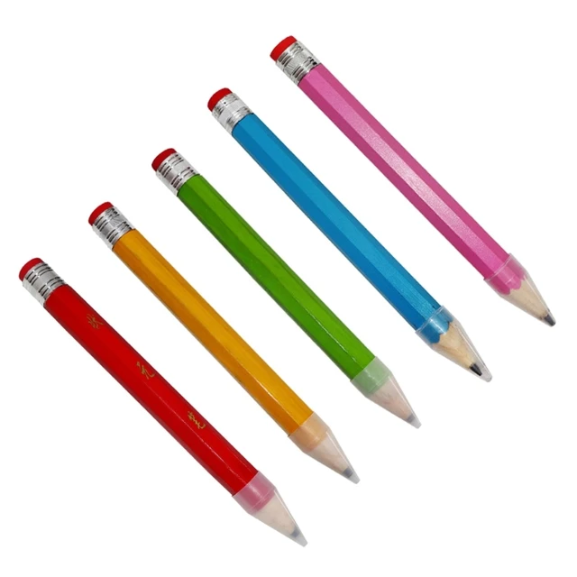 Crayons géants en bois pour accessoire/cadeaux/décoration ? 35,6 cm drôle  de gros crayon fantaisie avec capuchon (rouge orange) pour les écoles et  les maisons