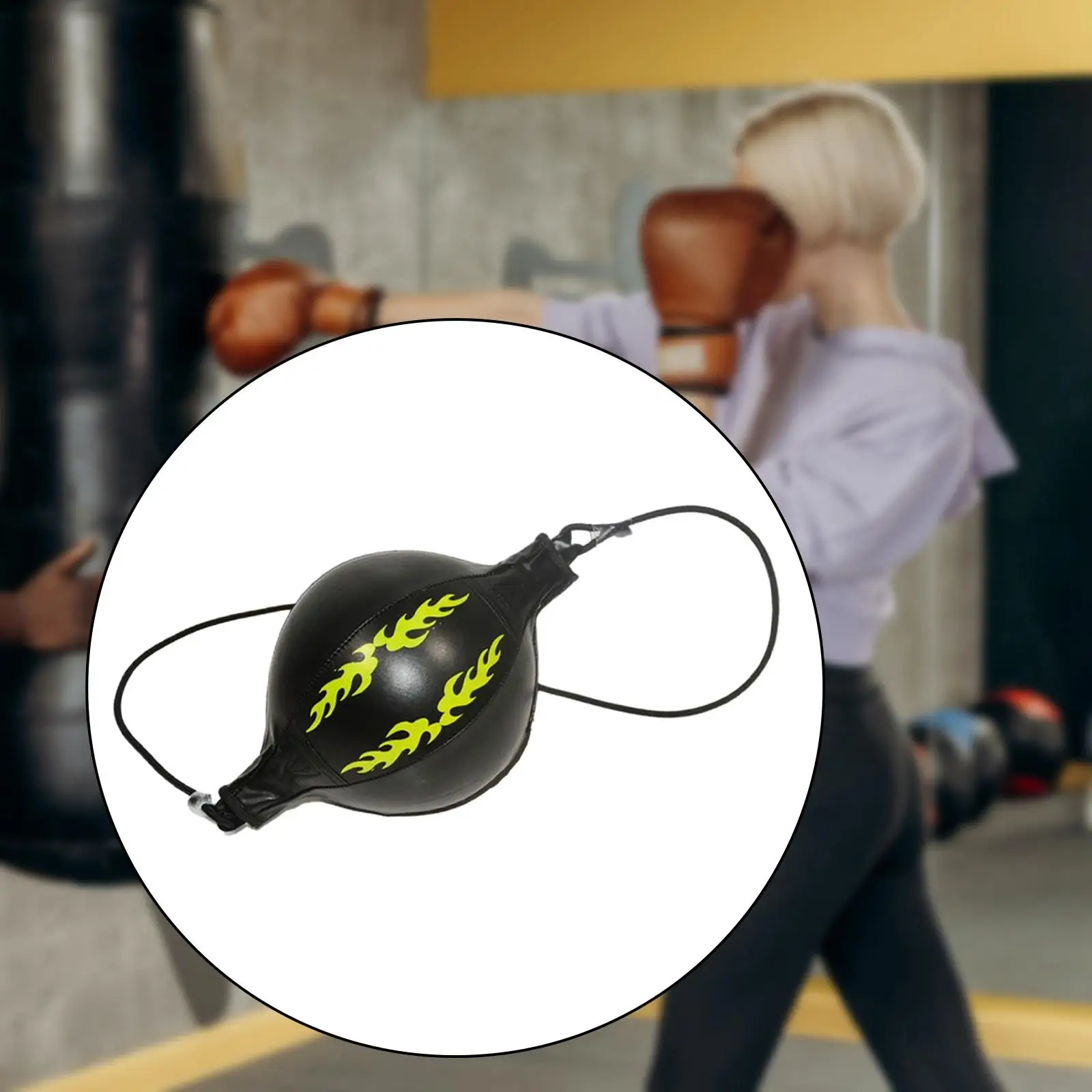 Premium Boxing Reflex Bll Double End Punching Bg Trining Elstic Rope Speed Bll for Rection Workout Home Gym Mm Speed
