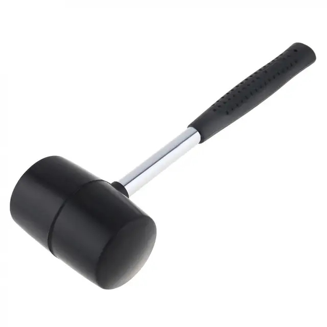 Small Mallet Hammer Fiberglass Handle Rubber Mallet Hammer Without Damage  Multifunctional for Flooring Tent Stakes Woodworking - AliExpress