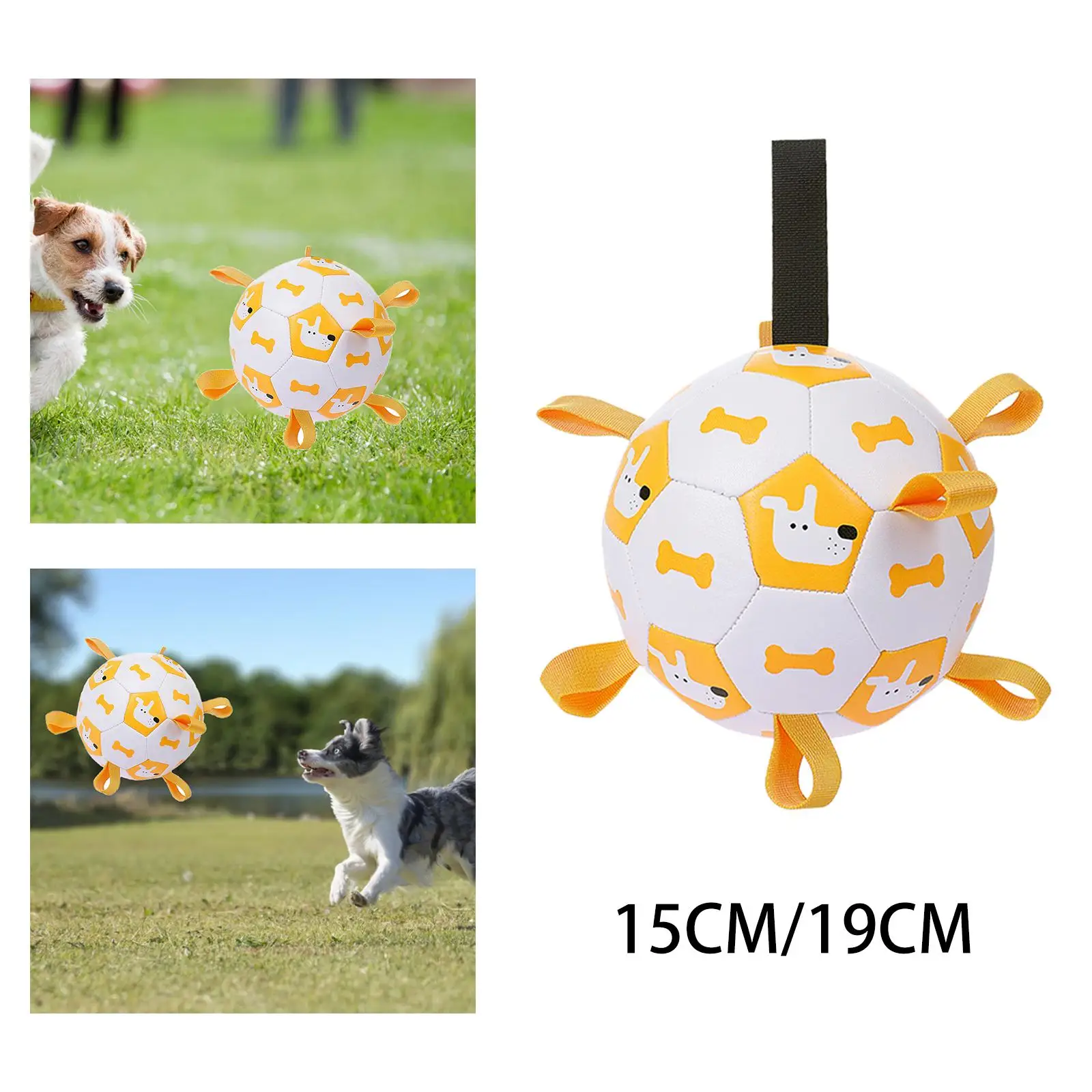 Soccer Ball Chew Toys Interactive Toys Playing Football for Small Medium Dog Puppy