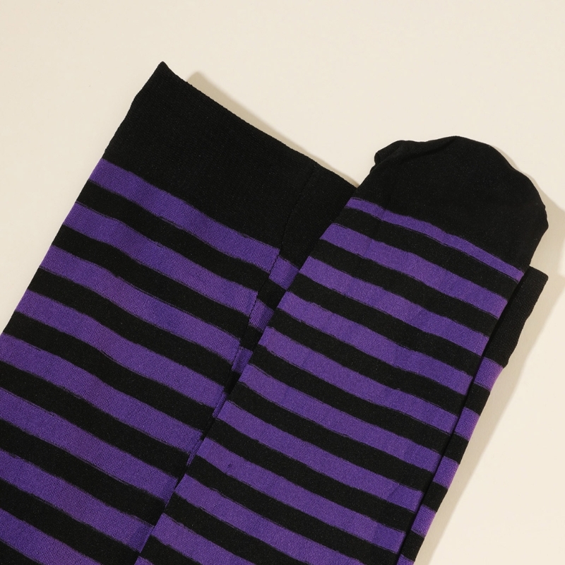 Frauen lässig gestreifte Strumpfhose Weihnachten gestreifte Leggings in voller Länge Strumpfhosen – Detail 3