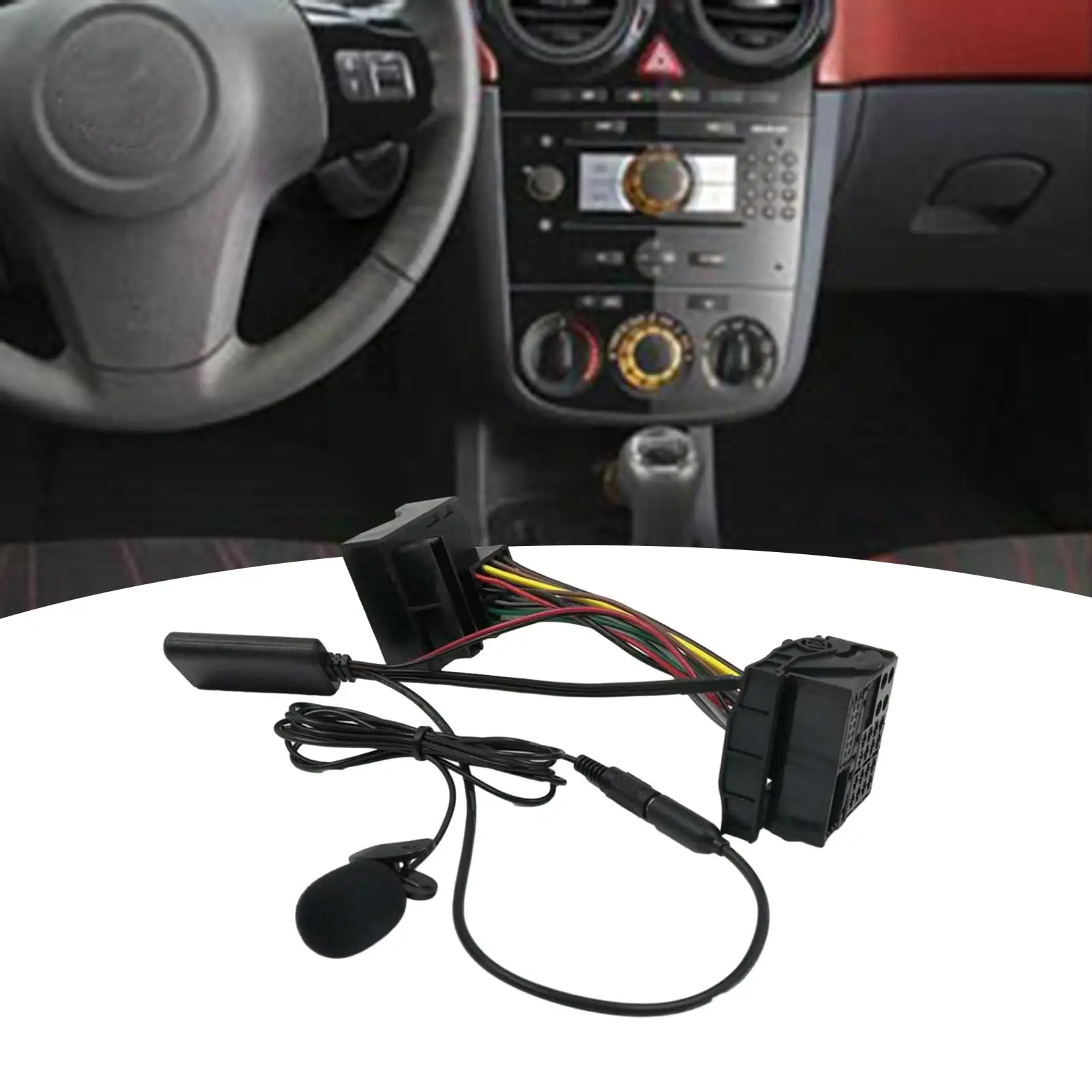 Car Bluetooth AUX Adapter Replacement Parts with Mic Bluetooth 5.0 for Opel CD30 CD40 CD70 DVD90 MP3 Automotive Accessories