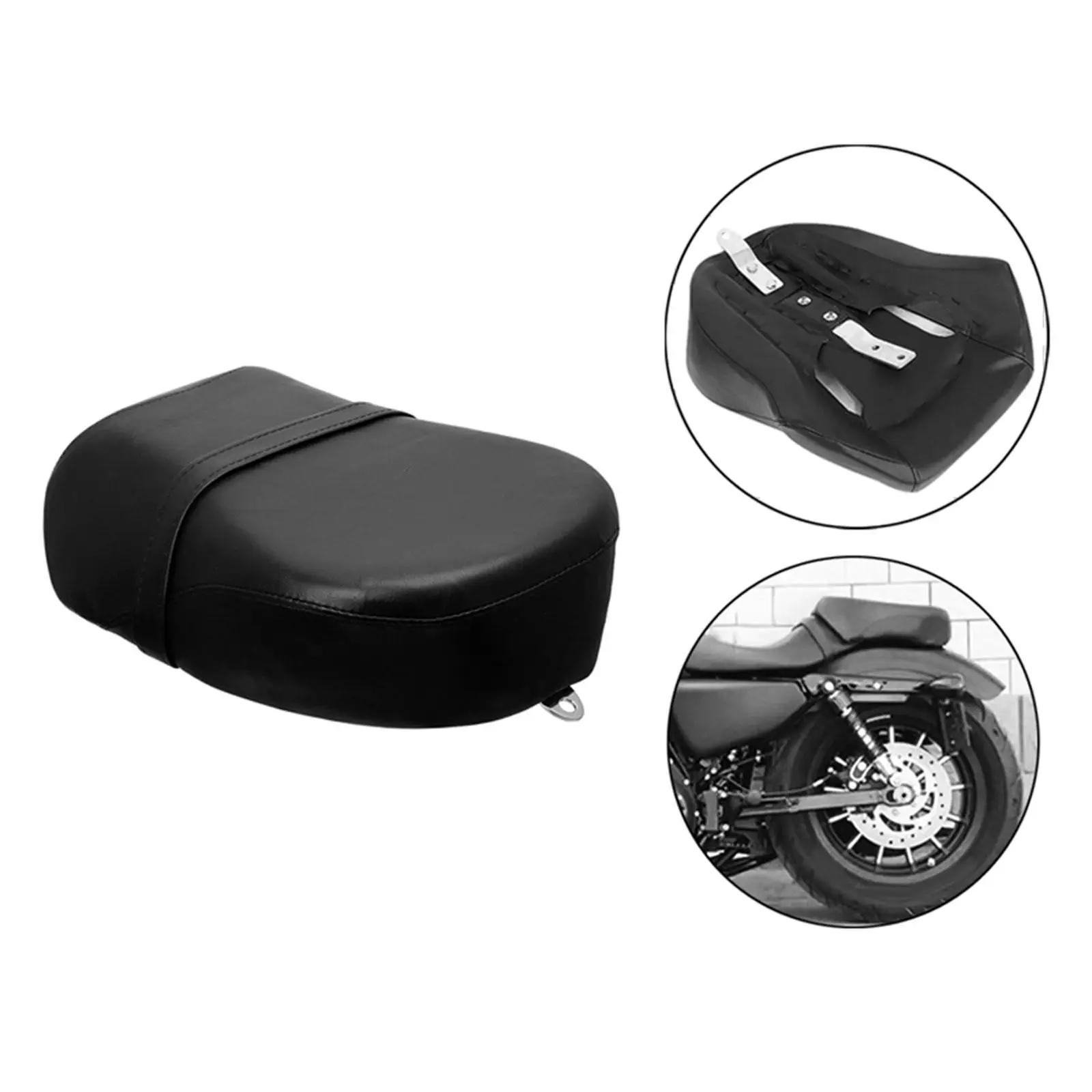 Motorcycle Rear Passenger Seat Cushion for Harley Sportster Durable