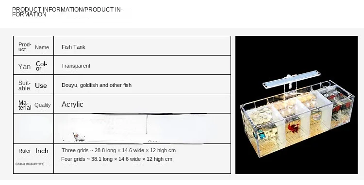 Title 25, Acrilico Micro Piccolo Acquario Desktop Mini Ac...