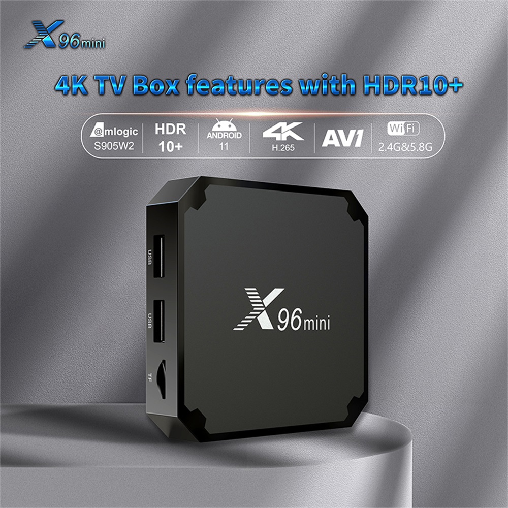 Title 4, X96 Mini Android 11 Smart TV BOX 2.4G & 5.8G Wi...