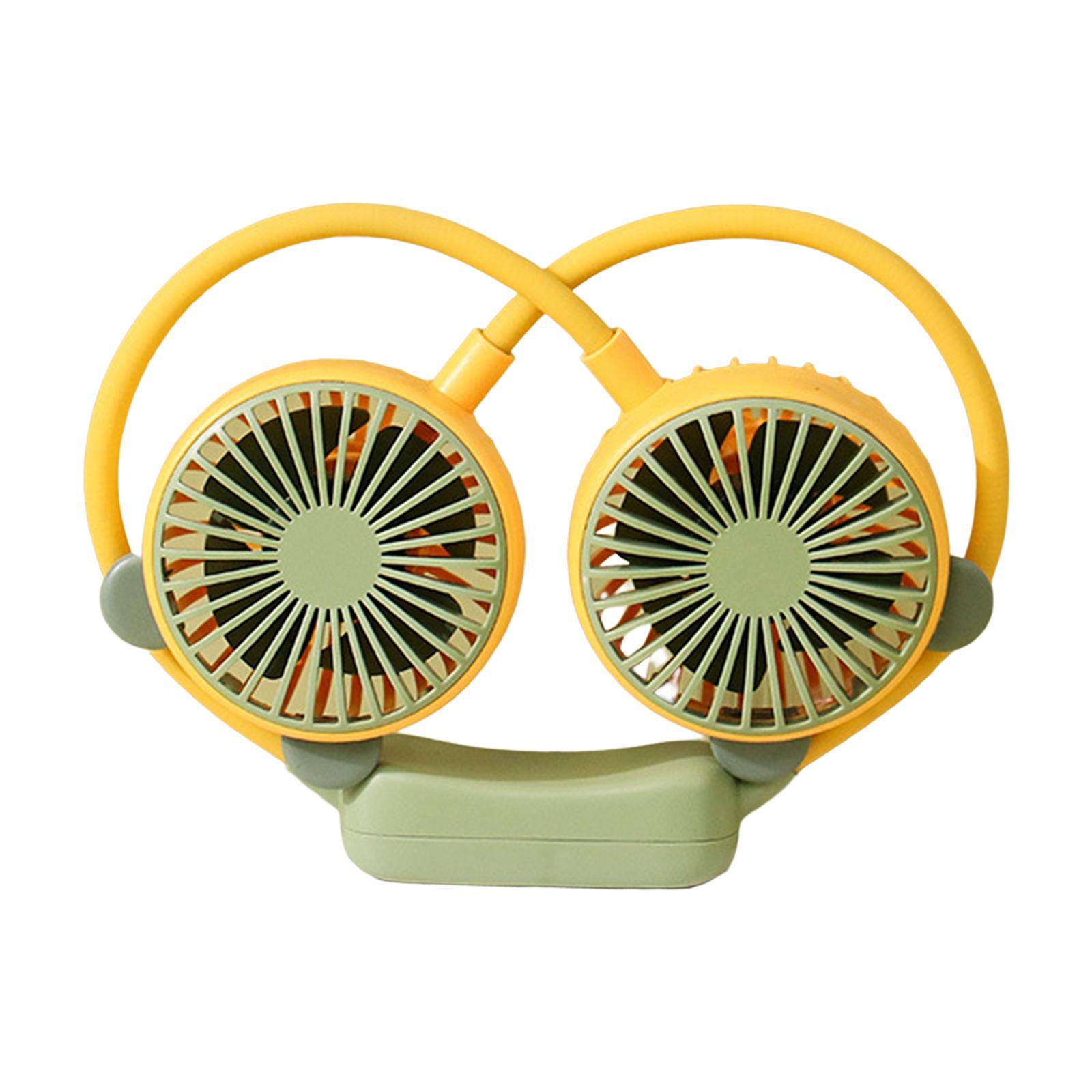 Neck Hanging Fan, 2 Speeds Adjustment Personal Fan, Air Cooling Fan USB Charging for Outdoor Activity Home Office Travel Jogging Neck Hanging Fan, 2 Speeds Adjustment Personal Fan, Air Cooling Fan USB Charging for Outdoor Activity Home Office Travel Jogging