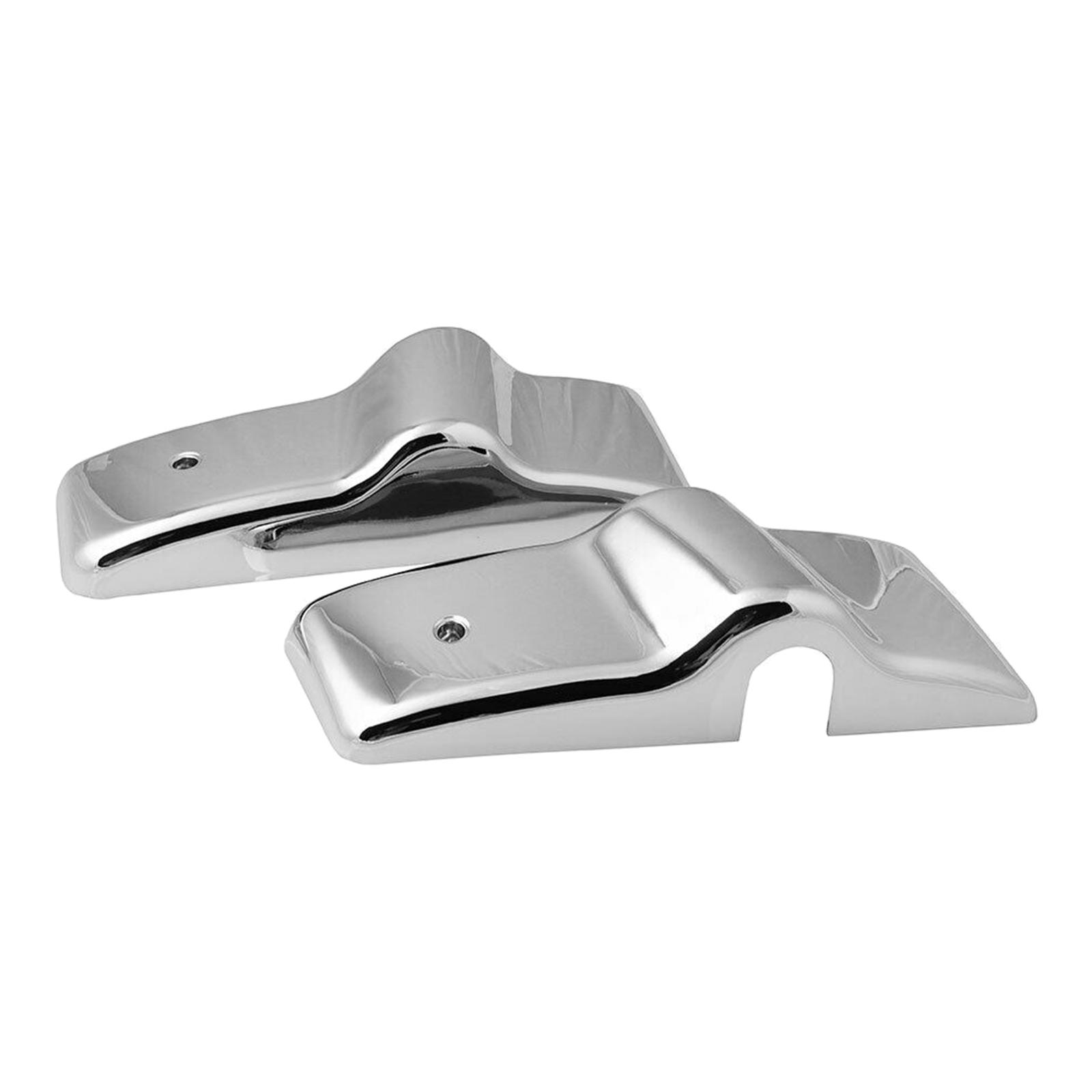  Mirror Cover Brackets RH&LH Chrome for Parts Replace ACC 1 Pair